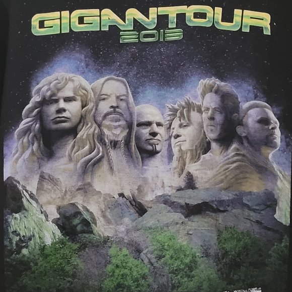 GENTLY USED, 2013 MEGADEATH GIGANTOUR CONCERT SHIRT, SMALL!!! - Picture 2 of 4
